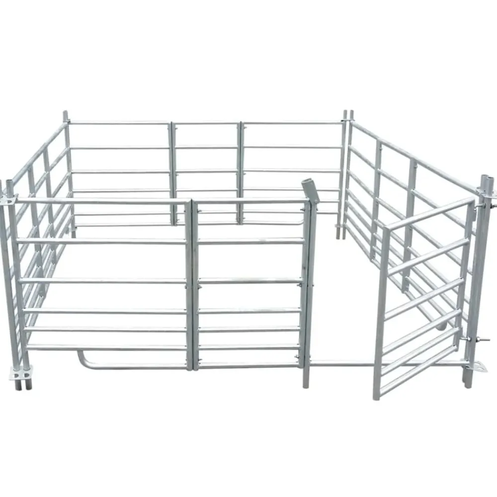 Schaapskooi 4 panelen 183x183x92 cm gegalvaniseerd staal>vidaXL Online
