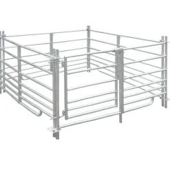 Agrarische Sector*vidaXL Schaapskooi 4 panelen 137x137x92 cm gegalvaniseerd staal