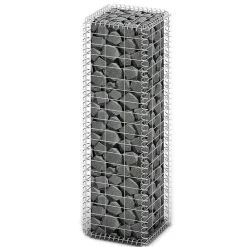 Tuinafscheidingen*vidaXL Schanskorf met deksels 100x30x30 cm gegalvaniseerd draad