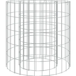 Haarden*vidaXL Schanskorf vuurplaats Ø 50 cm gegalvaniseerd ijzer