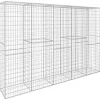 Schanskorfmuur met deksel 300x50x200 cm gegalvaniseerd staal>vidaXL Online