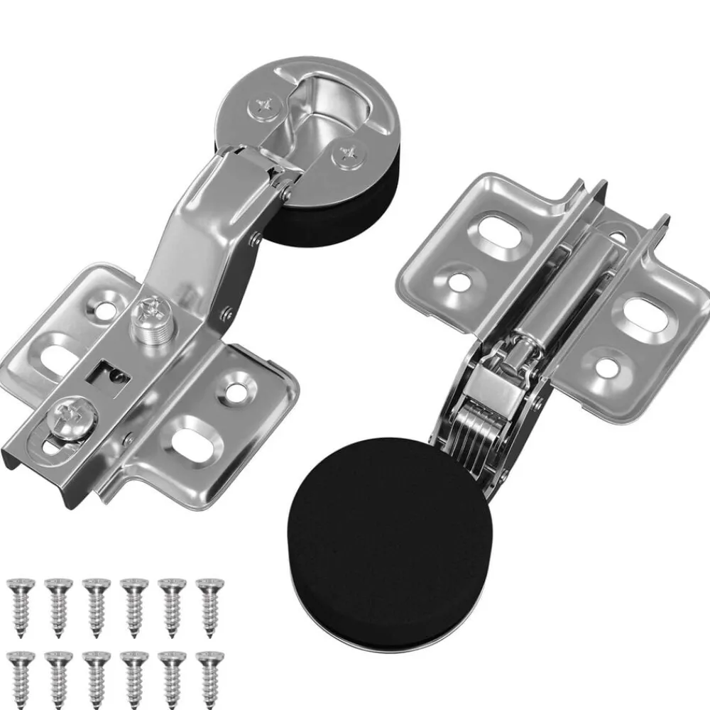 Scharnier 2 pcs Zilver 35 mm IJzer>vidaXL Hot
