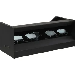 Buitensport*vidaXL Schietkast magnetisch met swing targets 4+1 targets muisontwerp