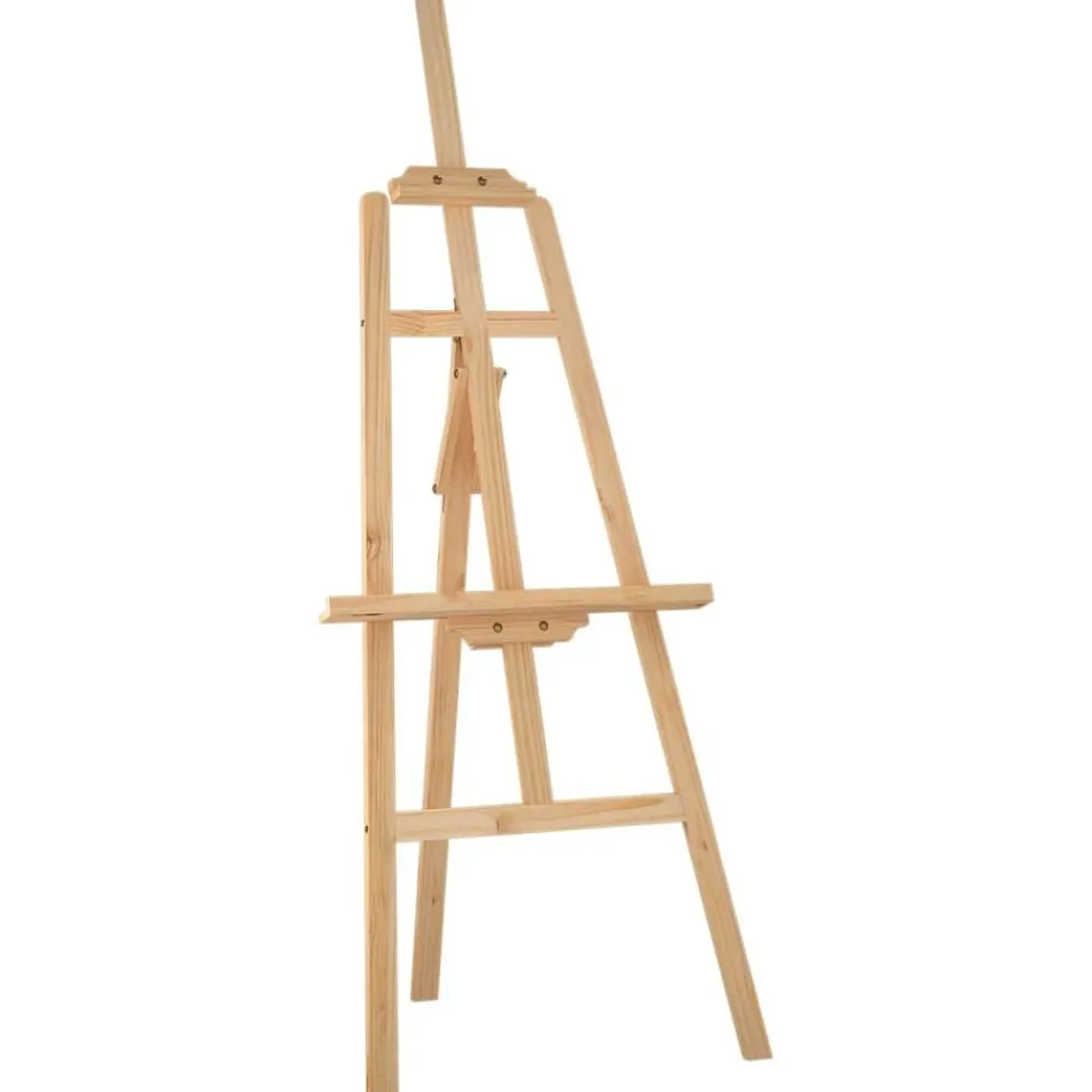 Kantoorartikelen*vidaXL Schildersezel 53,5x95x127 cm massief grenenhout Naturel