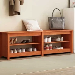 Schoenenbank met plank met opslag 160 x 36,5 x 50 cm>vidaXL Best