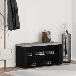 Schoenenbank 100x35x45 cm bewerkt hout kleurig>vidaXL Clearance