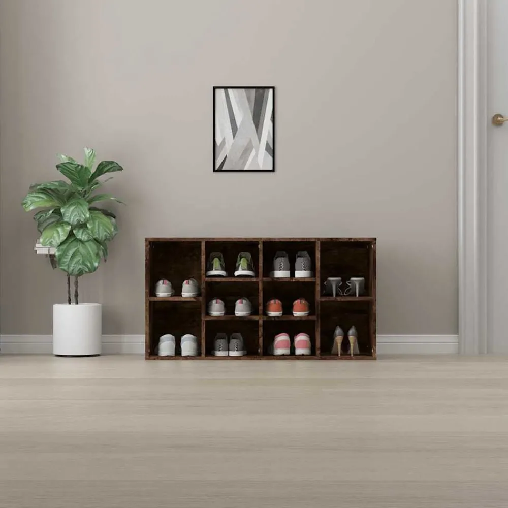 Huishoudelijke Benodigdheden*vidaXL Schoenenbank 103x30x55 cm bewerkt hout kleurig Gerookt eiken