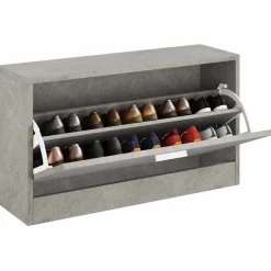 Schoenenbank 80x24x45 cm bewerkt hout><noscript><img width=