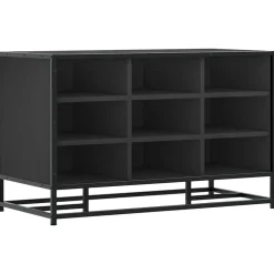 Schoenenbank 84x40x53,5 cm bewerkt hout en metaal>vidaXL New