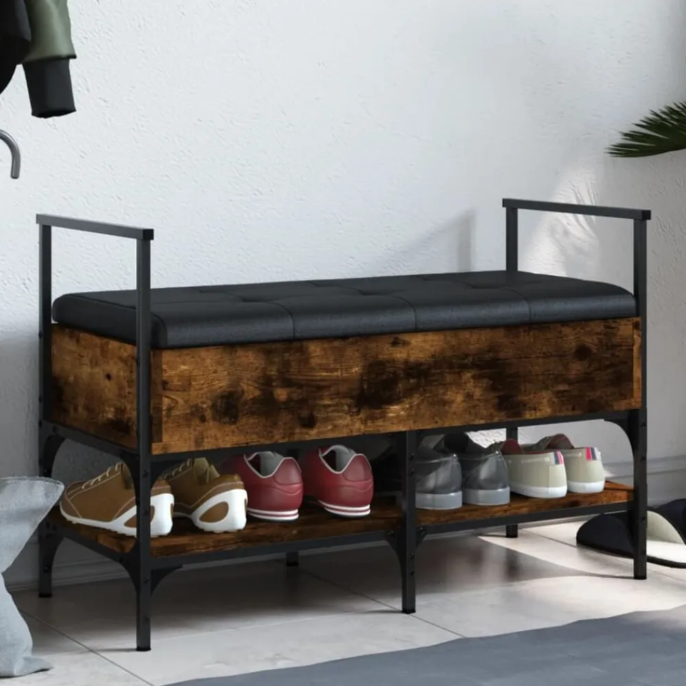 Schoenenbank 85,5x42x57,5 cm bewerkt hout kleurig>vidaXL Discount