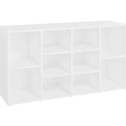 Huishoudelijke Benodigdheden*vidaXL Schoenenbank 103x30x55 cm bewerkt hout Wit