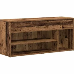 Schoenenbank 102x30,5x45 cm bewerkt hout kleurig>vidaXL Hot