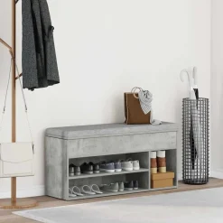 Schoenenbank 102x30,5x45 cm bewerkt hout><noscript><img width=