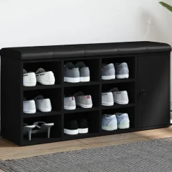Schoenenbank 102x32x50 cm bewerkt hout>vidaXL Outlet