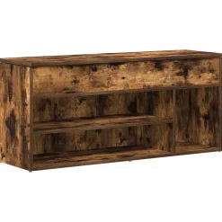 Huishoudelijke Benodigdheden*vidaXL Schoenenbank 102x30,5x45 cm bewerkt hout kleurig Gerookt eiken