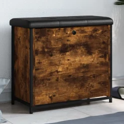 Schoenenbankje met klaplade 62x32x56 cm kleurig>vidaXL Clearance