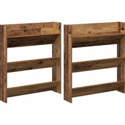 Schoenenkast 2 pcs 85 x 18 x 90 cm Bewerkt hout>vidaXL Outlet