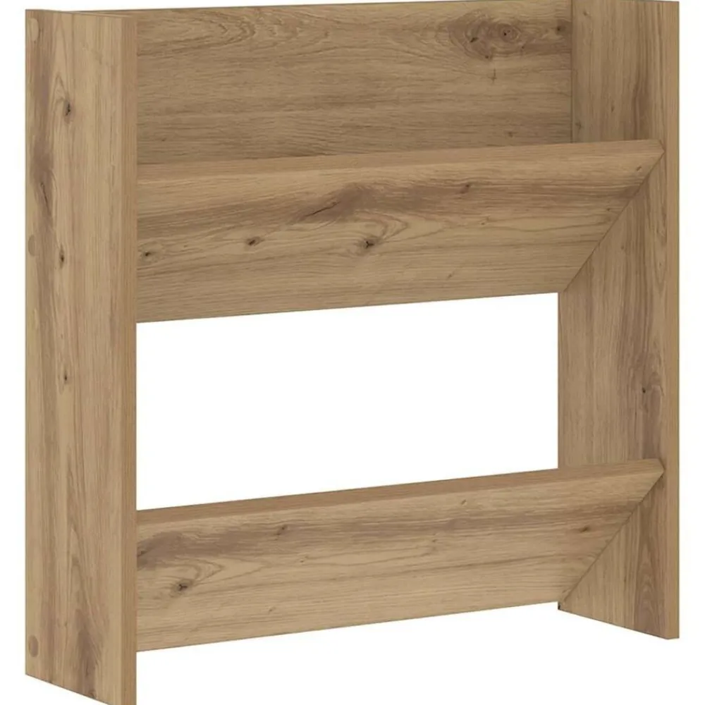 Huishoudelijke Benodigdheden*vidaXL Schoenenkast Artisan Eiken 60 x 18 x 60 cm Bewerkt hout artisanaal eikenkleurig