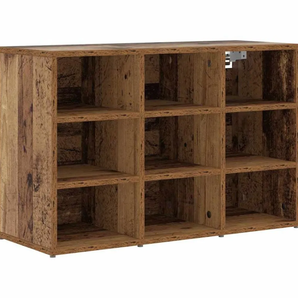 Huishoudelijke Benodigdheden*vidaXL Schoenenkast met plank Oudhout 77,5 x 30 x 51 cm Bewerkt hout Oud hout