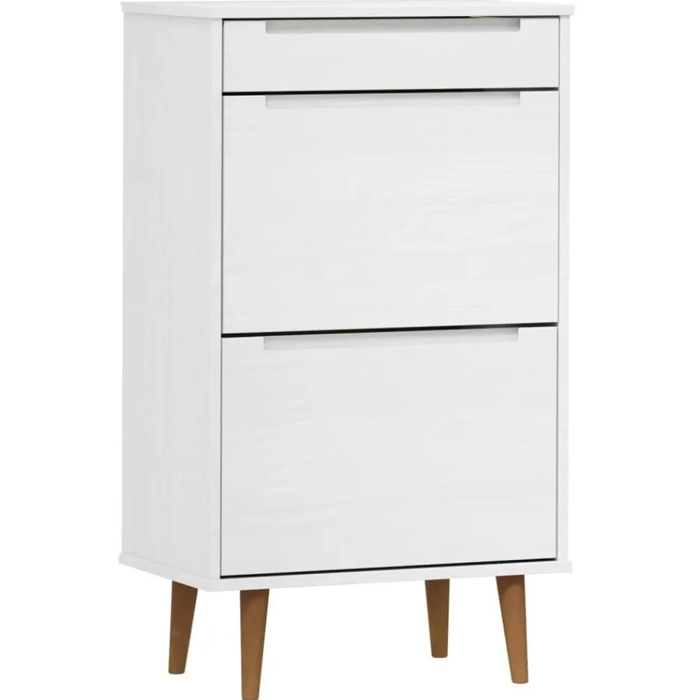 Schoenenkast MOLDE 59,5x35x103 cm massief grenenhout>vidaXL Outlet