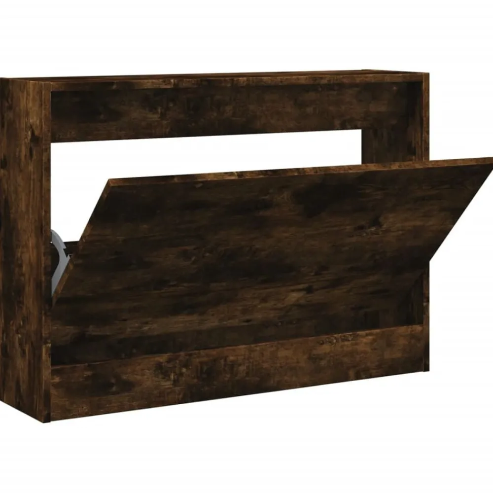 Schoenenkast 80x21x57 cm bewerkt hout kleurig>vidaXL Hot