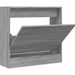 Huishoudelijke Benodigdheden*vidaXL Schoenenkast 60x21x57 cm bewerkt hout eikenkleurig Grijs sonoma