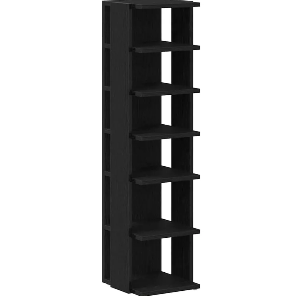 Huishoudelijke Benodigdheden*vidaXL Schoenenkast 25x27x102 cm bewerkt hout kleur Zwart eiken