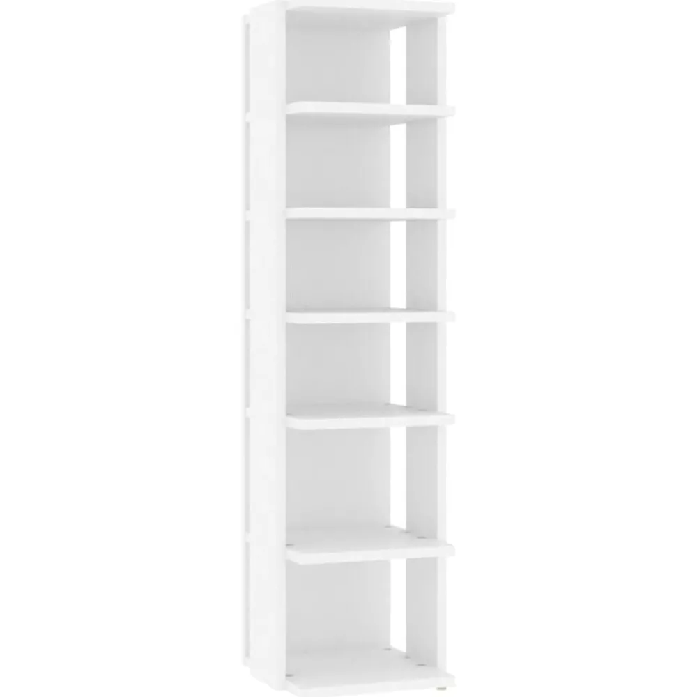 Huishoudelijke Benodigdheden*vidaXL Schoenenkast 27,5x27x102 cm bewerkt hout Wit
