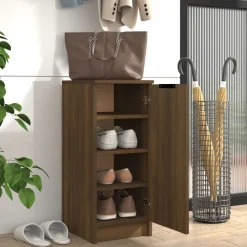 Schoenenkast 30x35x70 cm bewerkt hout><noscript><img width=