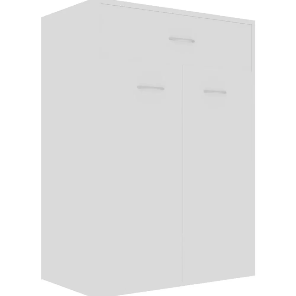 Huishoudelijke Benodigdheden*vidaXL Schoenenkast 60x35x84 cm bewerkt hout Wit