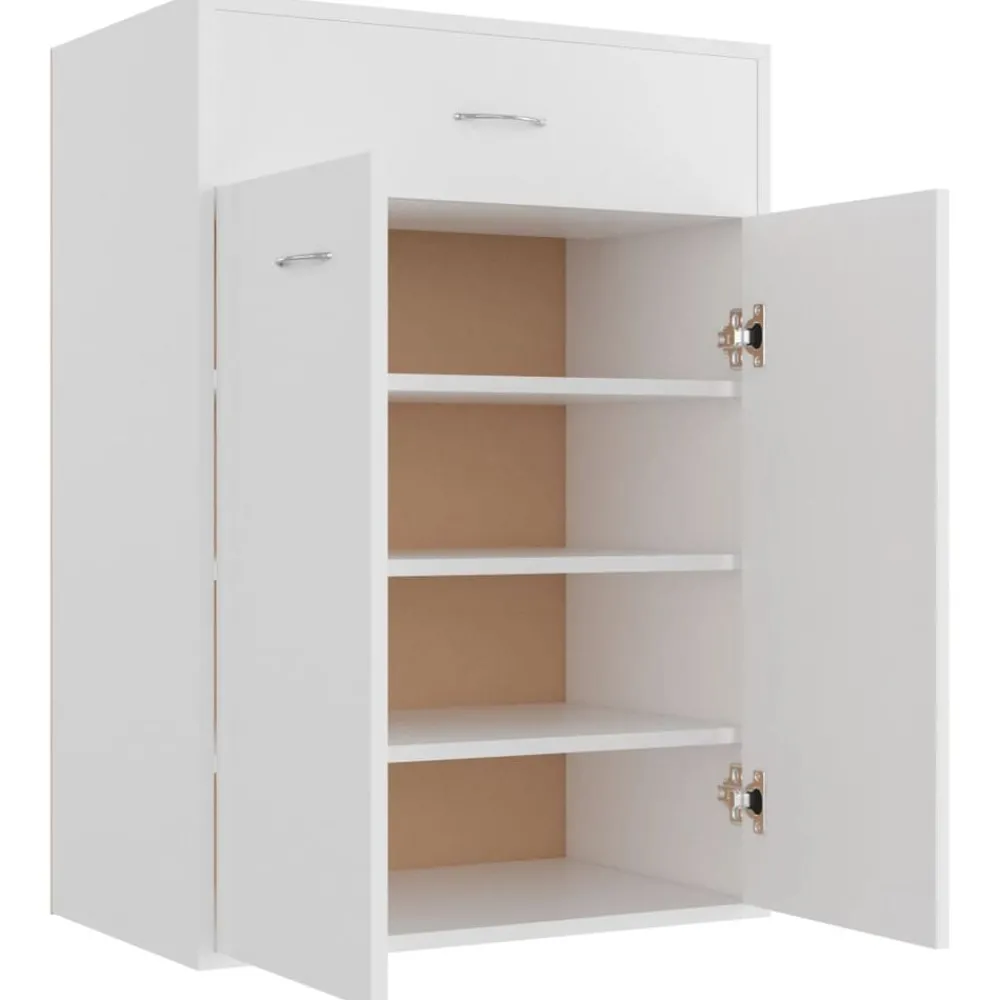 Huishoudelijke Benodigdheden*vidaXL Schoenenkast 60x35x84 cm bewerkt hout Wit