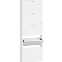 Schoenenkast 59x17x169 cm bewerkt hout>vidaXL Outlet