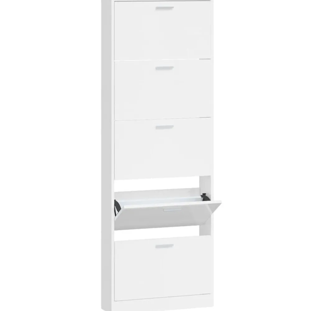 Schoenenkast 59x17x169 cm bewerkt hout>vidaXL Outlet