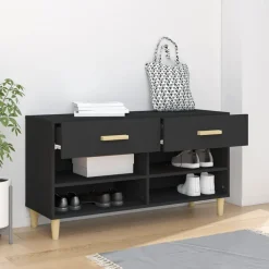 Schoenenkast 102x35x55 cm bewerkt hout><noscript><img width=