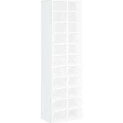 Huishoudelijke Benodigdheden*vidaXL Schoenenkast 54x34x183 cm bewerkt hout Wit