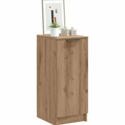 Huishoudelijke Benodigdheden*vidaXL Schoenenkast 29,5x35x70 cm bewerkt hout artisanaal eikenkleur artisanaal eikenkleurig