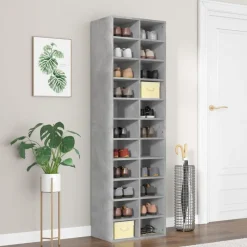 Schoenenkast 54x34x183 cm bewerkt hout>vidaXL Discount