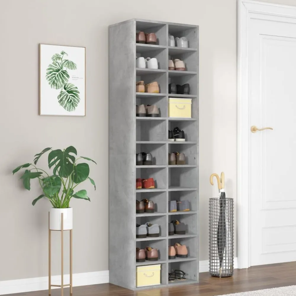Schoenenkast 54x34x183 cm bewerkt hout>vidaXL Discount
