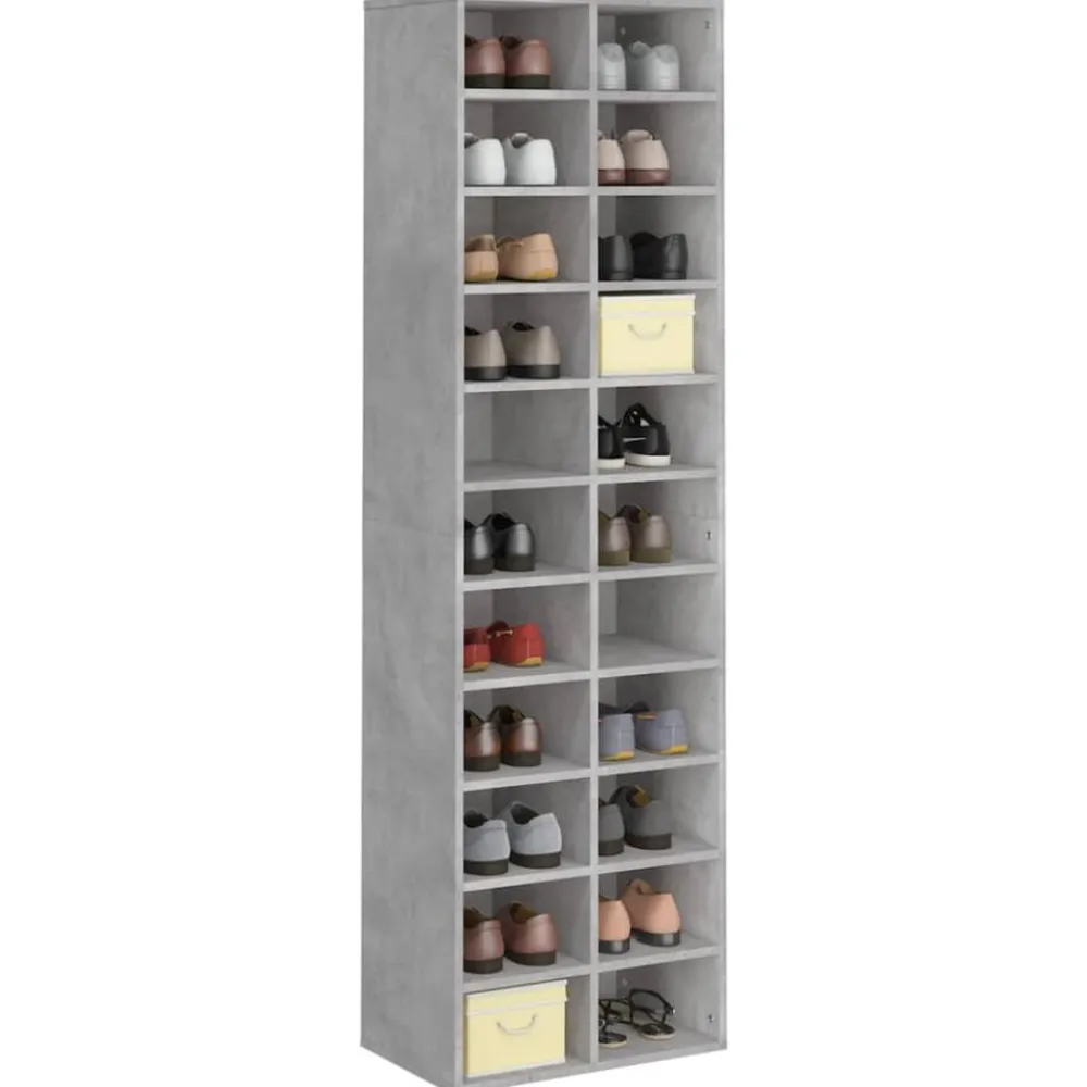 Schoenenkast 54x34x183 cm bewerkt hout>vidaXL Discount