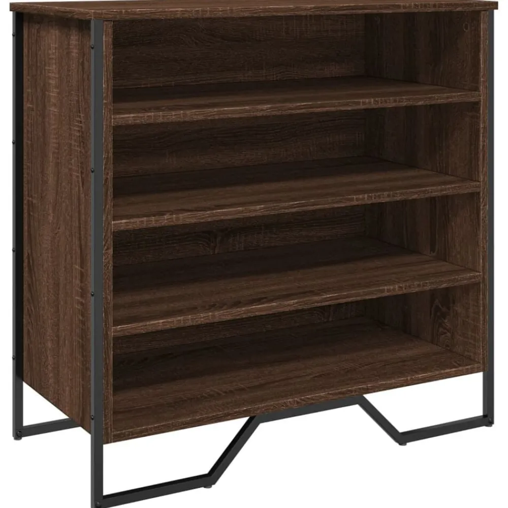 Schoenenkast 80x38x78 cm bewerkt hout ig>vidaXL New