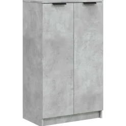 Huishoudelijke Benodigdheden*vidaXL Schoenenkast 59x35x100,5 cm bewerkt hout Betongrijs