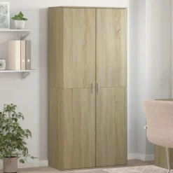 Huishoudelijke Benodigdheden*vidaXL Schoenenkast 80x39x178 cm spaanplaat kleurig Sonoma eiken