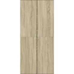 Huishoudelijke Benodigdheden*vidaXL Schoenenkast 80x39x178 cm spaanplaat kleurig Sonoma eiken