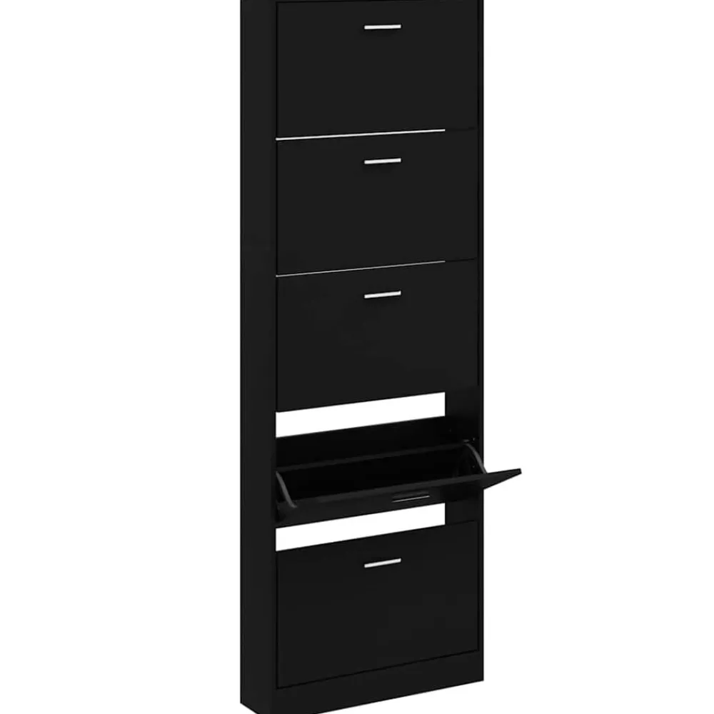 Schoenenkast 59x17x169 cm bewerkt hout>vidaXL Clearance