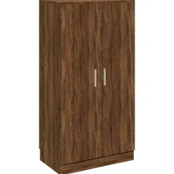Huishoudelijke Benodigdheden*vidaXL Schoenenkast 55x35x108 cm bewerkt hout bruin eikenkleur