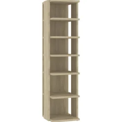 Schoenenkast 27,5x27x102 cm bewerkt hout kleurig>vidaXL Sale