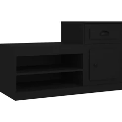 Huishoudelijke Benodigdheden*vidaXL Schoenenkast 100x42x60 cm bewerkt hout Zwart