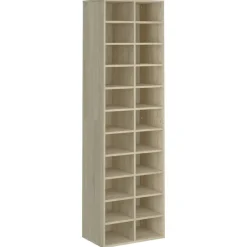 Schoenenkast 54x34x183 cm bewerkt hout kleurig>vidaXL Hot