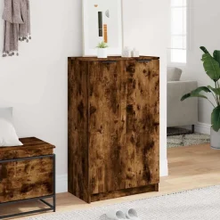 Huishoudelijke Benodigdheden*vidaXL Schoenenkast 59x35x100 cm bewerkt hout kleurig Gerookt eiken