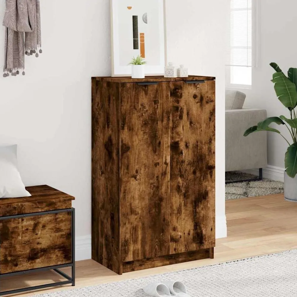 Huishoudelijke Benodigdheden*vidaXL Schoenenkast 59x35x100 cm bewerkt hout kleurig Gerookt eiken